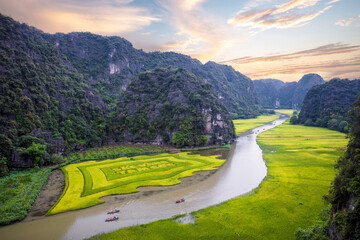 Trang An ( Ninh Binh, Vietnam)- the world heritage site