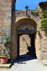 Naklejka premium glimpse of civita di Bagnoregio Viterbo Italy