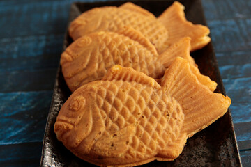 Taiyaki of Japanese food on the table