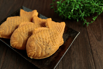 Taiyaki of Japanese food on the table