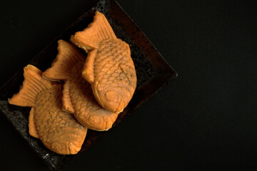 Taiyaki of Japanese food on the table