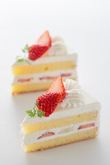 イチゴのショートケーキ