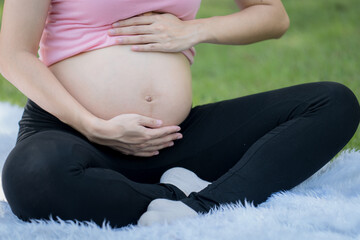 Close-up Image of pregnant woman