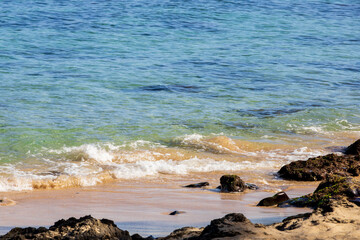 Beach on the island of Oahu