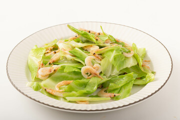 桜えびと春キャベツの炒め物