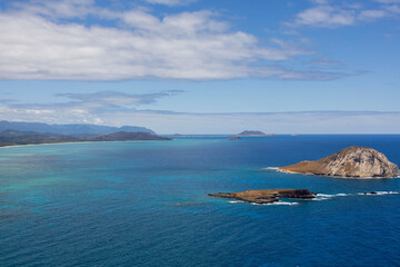 Fototapeta premium The island of Oahu in Hawaii