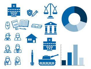 選挙　政策　アイコンセット