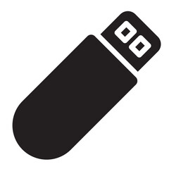 usb glyph icon