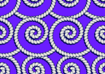 rope ethnic seamless pattern background, rolled around in a circle, africa tribal textile art, hand-draw background vibrant colors, fashion artwork for Fabric print, clothes