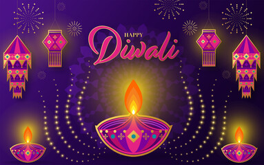 Happy diwali, deepavali the indian festival