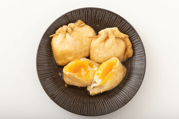 油揚げと卵の袋煮