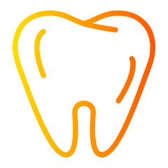 tooth gradient icon