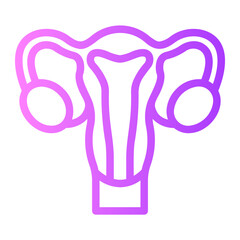 uterus gradient icon