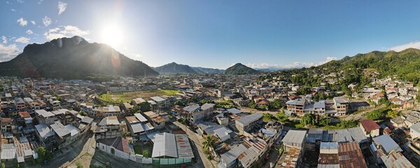 view of the city from tingo maria 