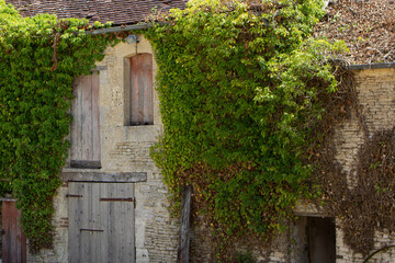 The old house in Saint-Lambert-sur-Dives - obrazy, fototapety, plakaty