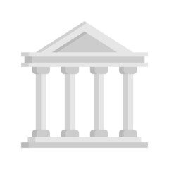 Fototapeta premium Pillar building icon design template vector illustration