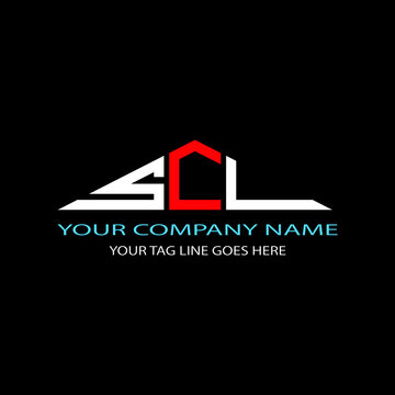 SCL letter logo creative design with vector graphic
