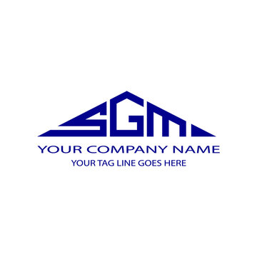SGM letter logo creative design with vector graphic