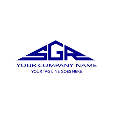SGR letter logo creative design with vector graphic