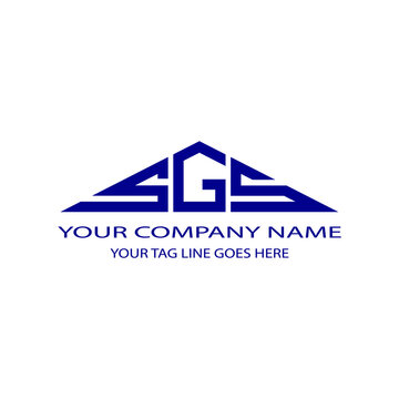 SGS letter logo creative design with vector graphic