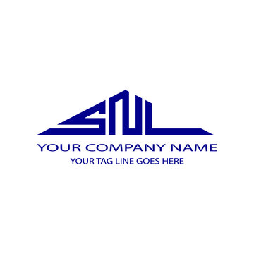 SNL letter logo creative design with vector graphic