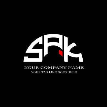 SPK letter logo creative design with vector graphic