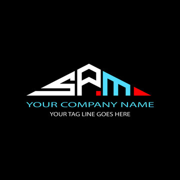 SPM letter logo creative design with vector graphic