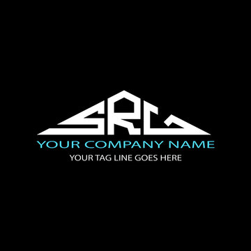 SRG letter logo creative design with vector graphic