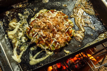 お好み焼き Japanese Traditional Pizza Okonomiyaki