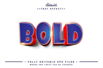 cartoon bold  text effect perfect for digital promotional tools