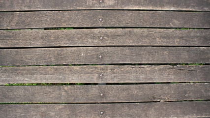 Old wooden background with horizontal motif.