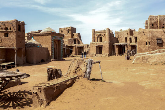 Panorama of Sarai-Batu. An ancient city, the capital of the Golden Horde. Astrakhan region. Russia