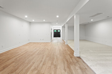 interior of home with gray walls and furniture