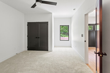 interior of home with gray walls and furniture