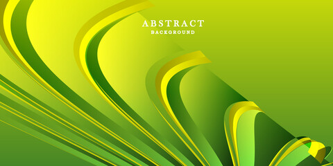 Abstract green and yellow background