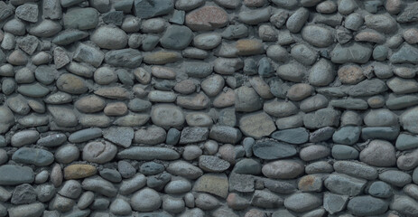 Seamless natural stone wall background.       