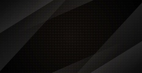 Black abstract geometric texture background. Modern shape concept. eps10 vector