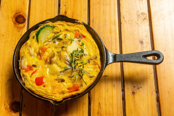 スペイン風オムレツ　Spanish egg dish