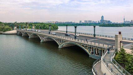 China Changchun Nanhu Park Landscape - Nanhu Bridge