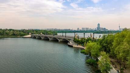 China Changchun Nanhu Park Landscape - Nanhu Bridge