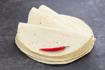 Mexican Tortilla circle bread for cooking