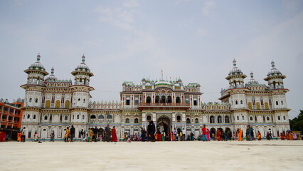 Fototapeta na wymiar birth palace of sita mata janakpur