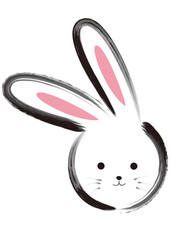 ウサギの顔
