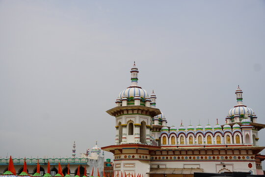 janakpur dhaam upper half image, birth palace of sita mata in nepal