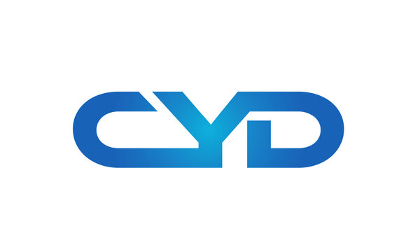 Connected CYD Letters logo Design Linked Chain logo Concept	