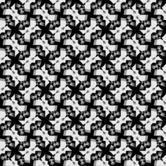black and white seamless pattern