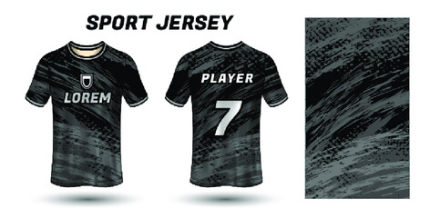 Sport jersey design fabric textile for sublimation © Cristopo