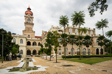 Fototapeta na wymiar The Sultan Abdul Samad Building in Kuala Lumpur, Malaysia