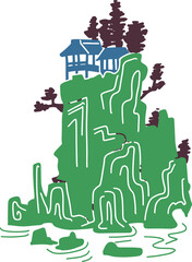 illustration of a castle