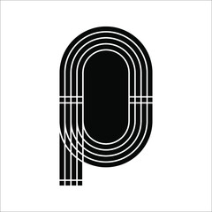 fast run icon. Running track field icon. vector illustration on white background